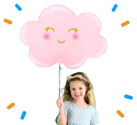 Wolk Roze Helium Ballon - Gevuld Met Helium - 61 cm - Ballonnenshop.nl
