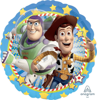 Woody & Buzz Toy Story Folie Ballon - 46 cm - Ballonnenshop.nl