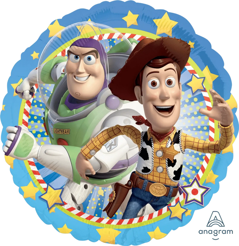 Woody & Buzz Toy Story Folie Ballon - 46 cm - Ballonnenshop.nl