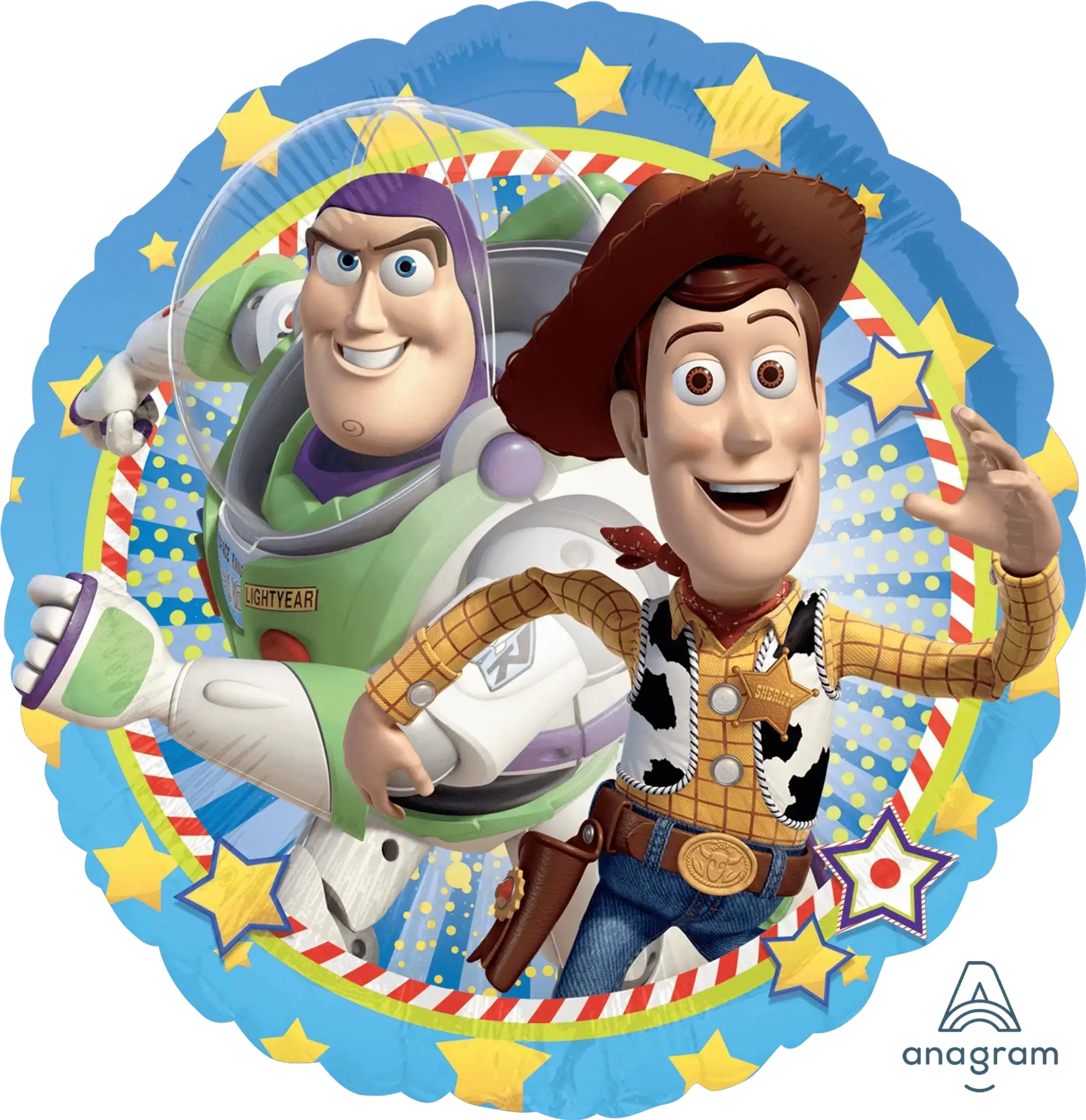 Woody & Buzz Toy Story Folie Ballon - 46 cm - Ballonnenshop.nl