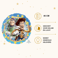 Woody & Buzz Toy Story Folie Ballon - 46 cm - Ballonnenshop.nl