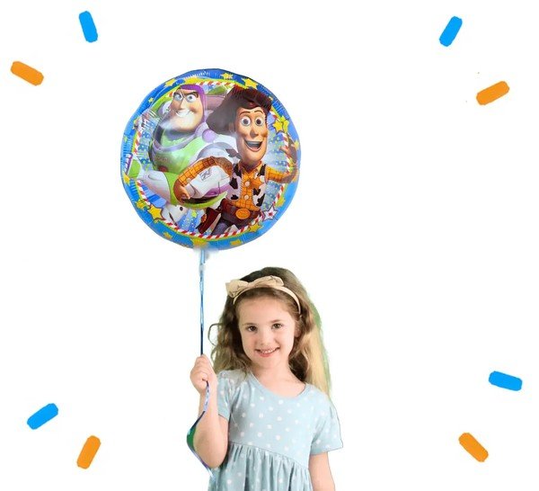 Woody & Buzz Toy Story Helium Ballon - Gevuld Met Helium - 46 cm - Ballonnenshop.nl