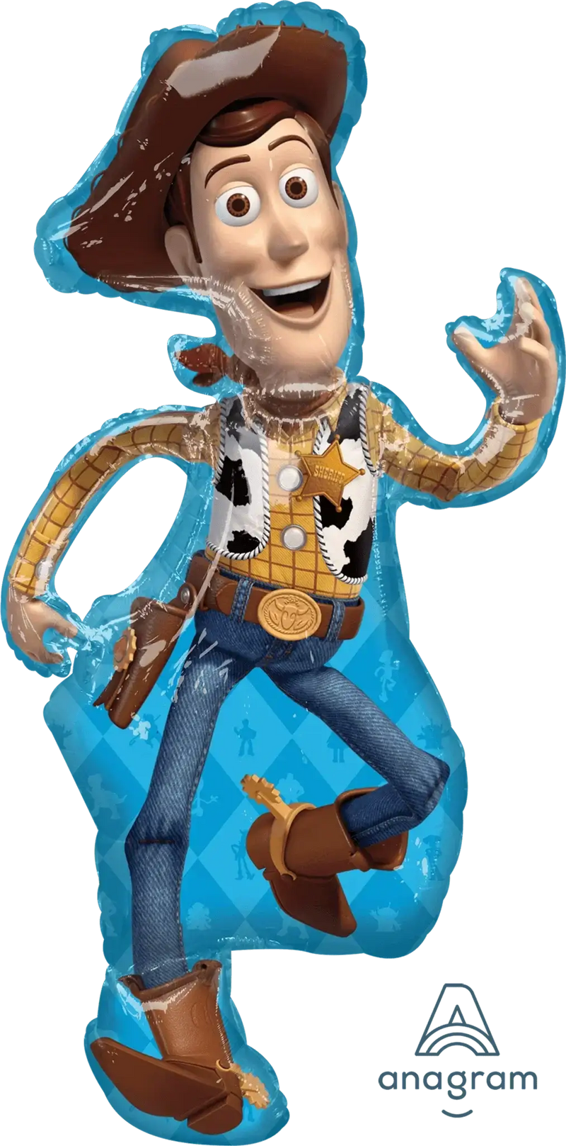 Woody Toy Story Folie Ballon - 121 cm - Ballonnenshop.nl