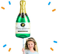 XL Champagne Fles Helium Ballon - Gevuld Met Helium - 91 cm - Ballonnenshop.nl