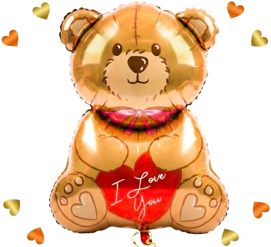 XL I Love You Beer Ballon - Gevuld Met Helium - 91 cm - Ballonnenshop.nl