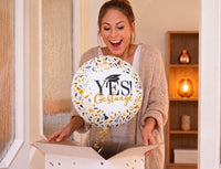 Yes! Geslaagd Helium Ballon - Gevuld Met Helium - 43 cm - Ballonnenshop.nl