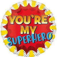 You're My Superhero Folie Ballon - 45 cm - Ballonnenshop.nl