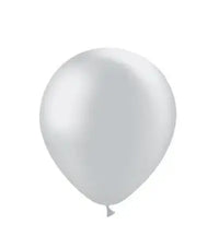 Zilveren Ballonnen Metallic 10 Stuks 30 cm - Ballonnenshop.nl