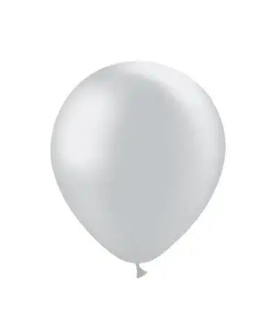 Zilveren Ballonnen Metallic 10 Stuks 30 cm - Ballonnenshop.nl