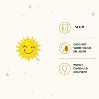 Zon Folie Ballon - 74 cm - Ballonnenshop.nl