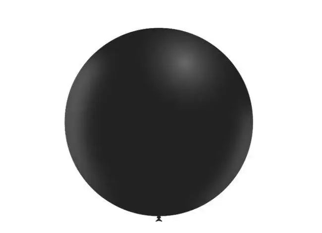 Zwarte Mega Ballon XL 91 cm - Ballonnenshop.nl