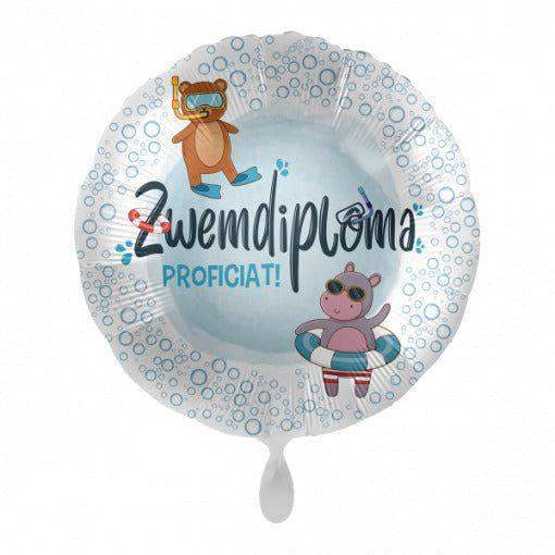 Zwemdiploma Folie Ballon - 43 cm - Ballonnenshop.nl