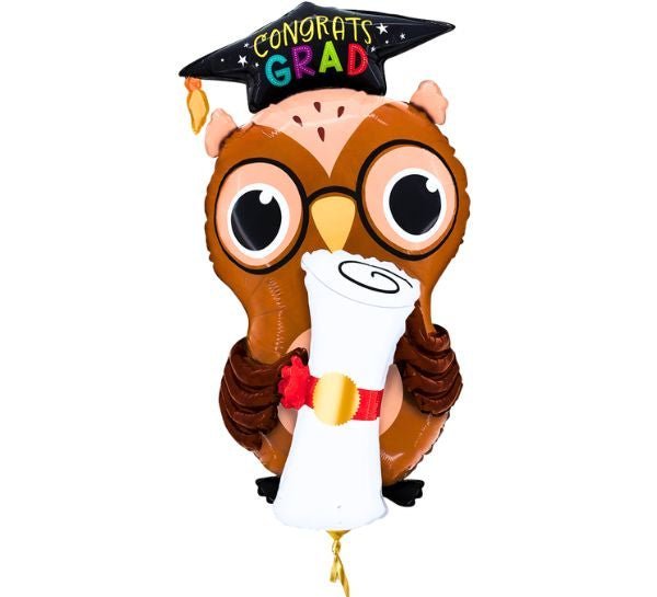 XL Congrats Grad uilballon voor een diploma of afstuderen