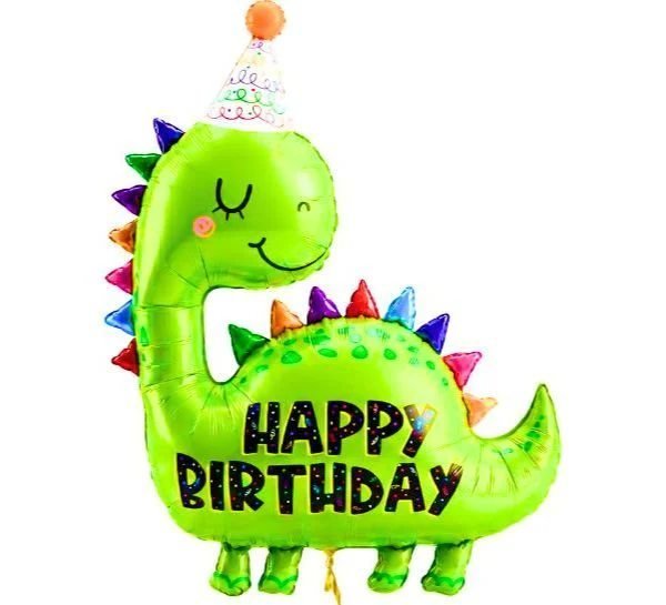 Happy Birthday dino ballon
